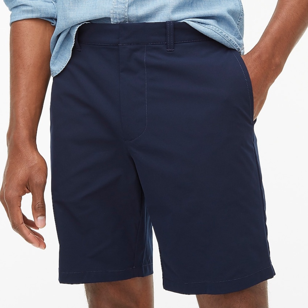 2 Pair NWT J Crew Men's 9" Tech Shorts -- Size 32